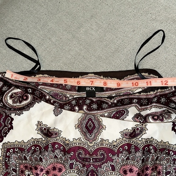 BCX Faux  Silk Scarf Blouse - Picture 8 of 9